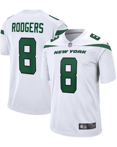 Nike Aaron Rodgers New York Jets Game Jersey - White