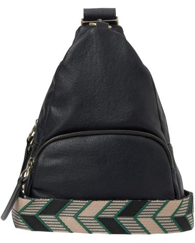Urban Originals Anything Goes Faux Leather Sling Bag - Black