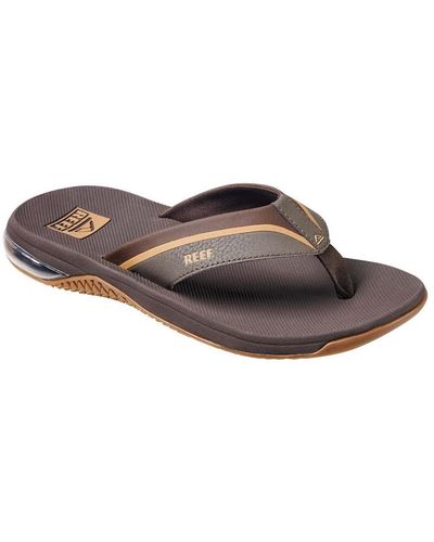 Reef Anchor Comfort Fit Sandals - Brown