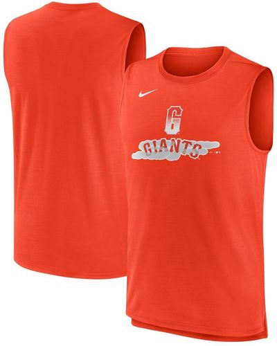 Nike San Francisco Giants City Connect Muscle Tank Top - Red