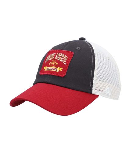 Colosseum Athletics Iowa State Cyclones Objection Snapback Hat - Red