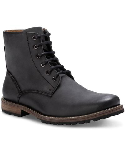 Eastland Hoyt Leather Lace-up Ankle Boots - Black