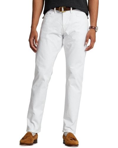 Polo Ralph Lauren Hampton Relaxed Straight Jeans - White