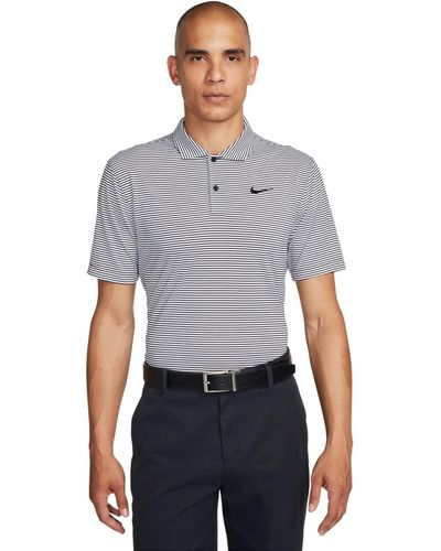 Nike Relaxed Fit Core Dri-fit Short Sleeve Golf Polo Shirt - Gray