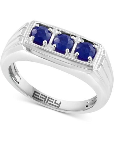 Effy Effy Ruby Three Stone Ring (1 Ct. T.w. - Blue