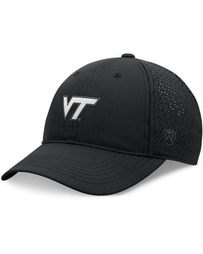 Top Of The World Virginia Tech Hokies Liquesce Trucker Adjustable Hat - Black