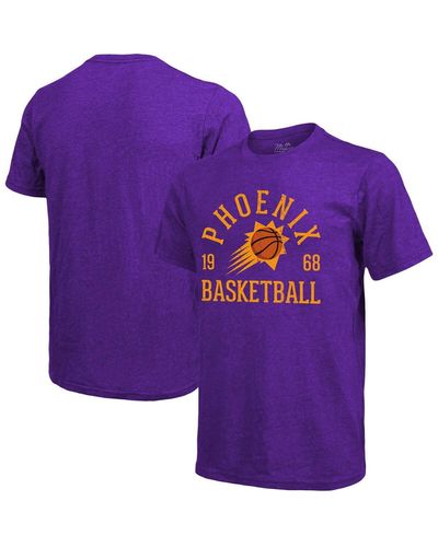 Majestic Threads Phoenix Suns Ball Hog Tri-blend T-shirt - Purple