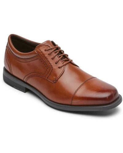 Rockport Isaac Captoe Shoes - Brown