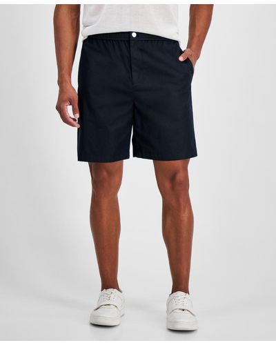 INC International Concepts Ash Regular-fit Solid 7" Shorts - Blue