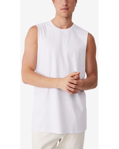 Cotton On Muscle Tank - White