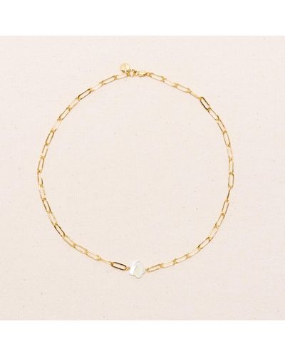 Joey Baby 18k Plated Chain - Natural