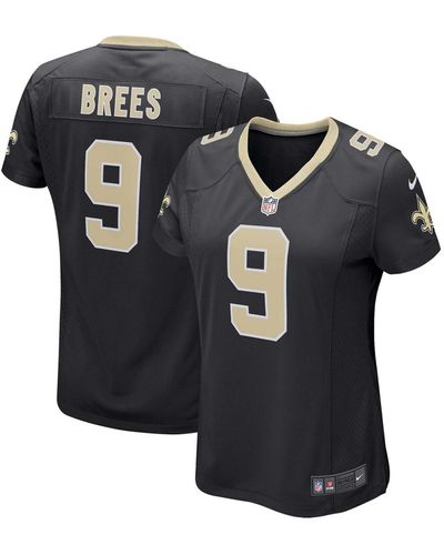 Nike Drew Brees New Orleans Saints Game Player Jersey - Black