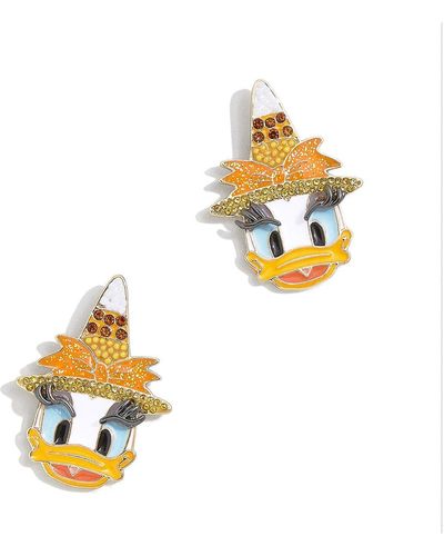 BaubleBar Daisy Duck Witch Earrings - Metallic