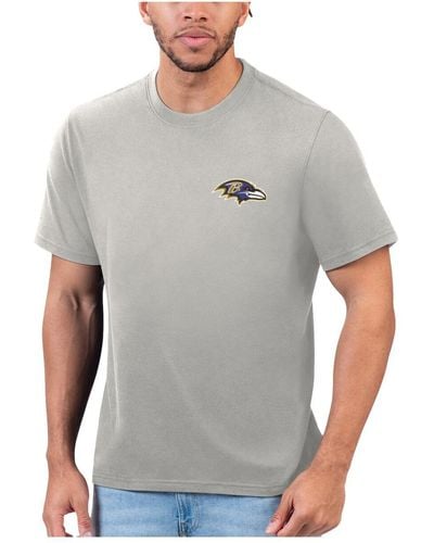 Margaritaville Gray Baltimore Ravens T-shirt