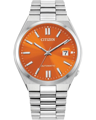 Citizen Automatic Tsuyosa Stainless Steel Bracelet Watch 40mm - Gray