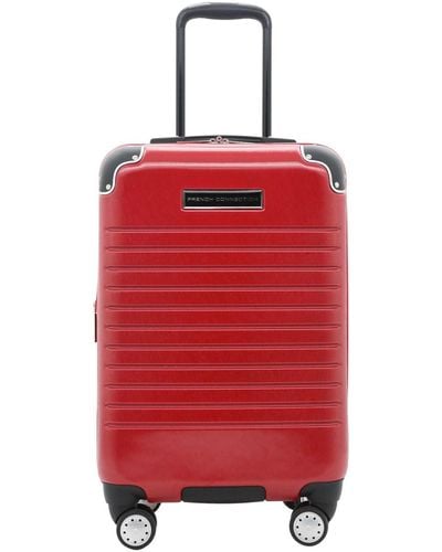 French Connection Ringside 20" Carry-on Luggage - Red