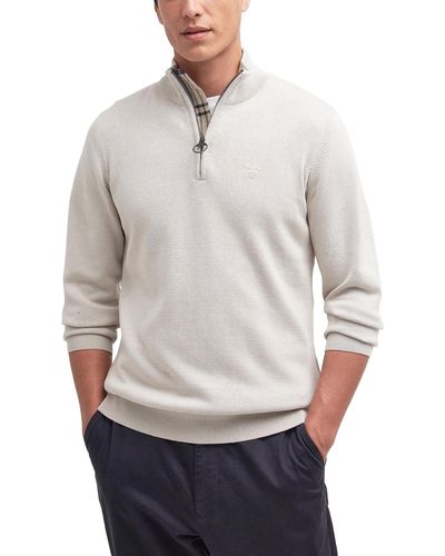 Barbour Half-zip Sweater - Gray