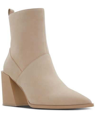 ALDO Bethanny Pointed-toe Dress Boots - Natural