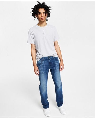 INC International Concepts Slim-fit Medium Wash Jeans - Blue