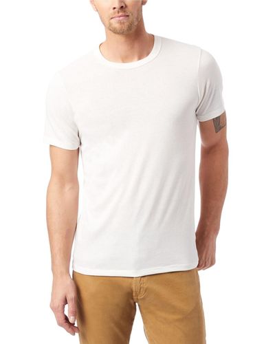 Alternative Apparel Jersey Crew T-shirt - White