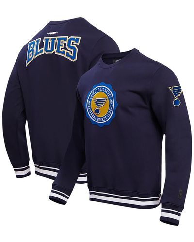 Pro Standard St. Louis Blues Crest Emblem Pullover Sweatshirt