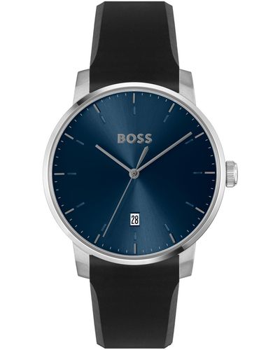BOSS Dean Quartz Basic Calendar Watch 41mm - Blue