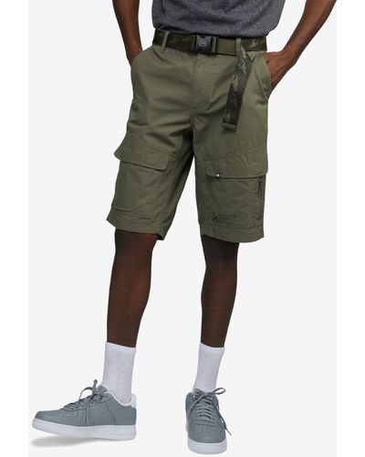 Ecko' Unltd Flip Front Cargo Shorts - Green