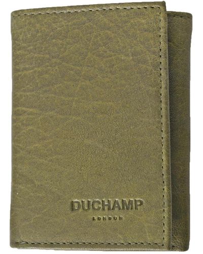 Duchamp Slim Trifold Wallet - Green