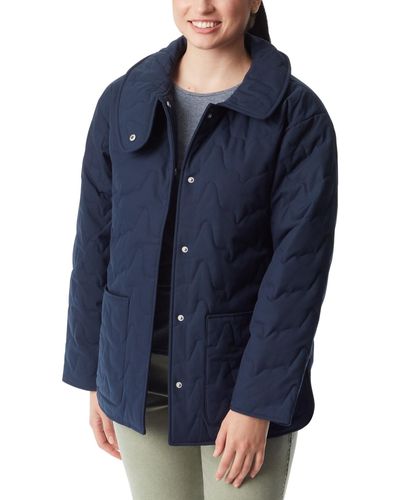 BASS OUTDOOR Quilted Long-sleeve Jacket - Blue