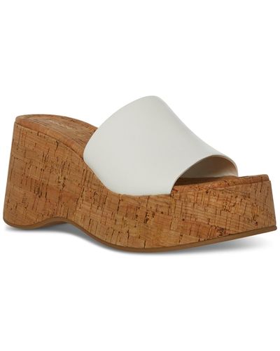 Madden girl hotsell white wedges