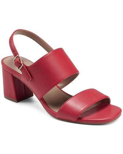 Aerosoles Emmex Heel Dress Sandals - Red