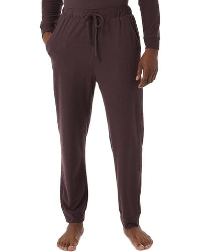32 Degrees Plush Heat Pajama Pants - Brown