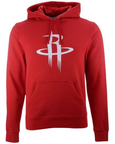 Majestic Houston Rockets Halpert Primary Logo Hoodie - Red