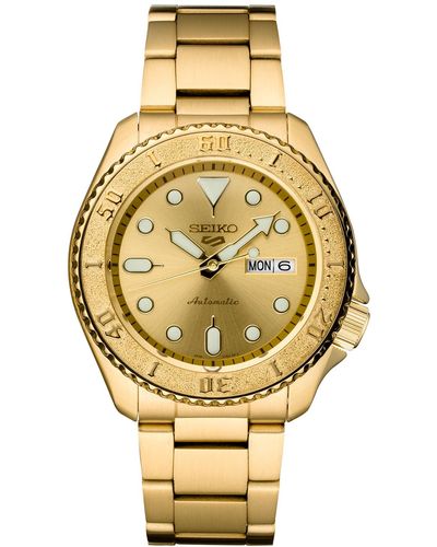 Seiko Automatic 5 Sports -tone Stainless Steel Bracelet Watch 43mm - Metallic