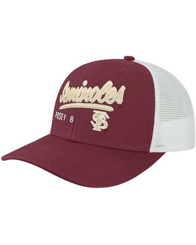 Legacy Athletic Buster Posey Florida State Seminoles Pro Trucker Snapback Hat - Red