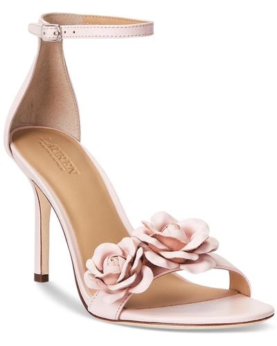 Lauren by Ralph Lauren Allie Flower Dress Sandals - Pink