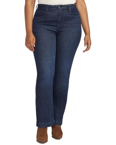 Jag Plus Size Phoebe High Rise Bootcut Jeans - Blue