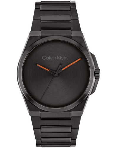 Calvin Klein Meta-minimal Stainless Steel Watch 41mm - Black