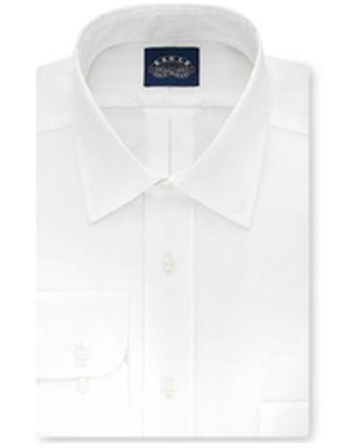 Eagle Men's Big & Tall Classic-fit Non-iron White Solid Dress Shirt
