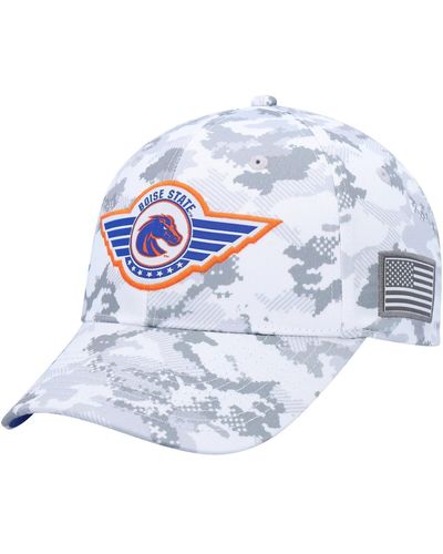 Colosseum Athletics Boise State Broncos Oht Military-inspired Appreciation Snapback Hat - White
