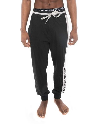 Members Only jogger Lounge Pant - Black
