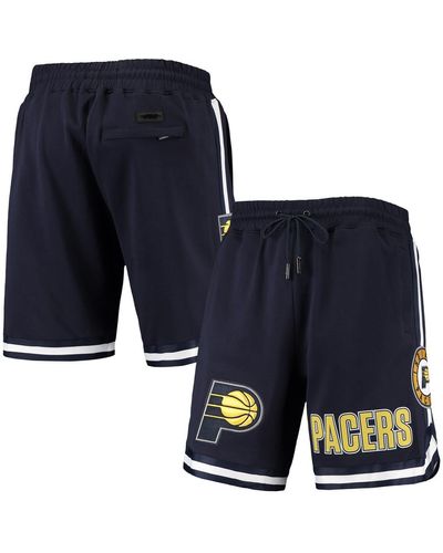 Pro Standard Indiana Pacers Team Chenille Shorts - Blue