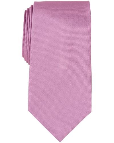 Brooks Brothers B By Repp Solid Silk Ties - Pink
