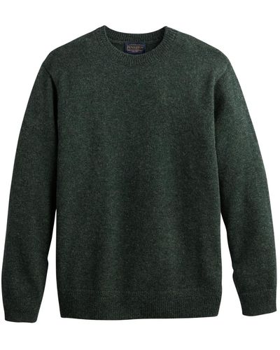Pendleton Shetland Wool Crewneck Sweater - Green