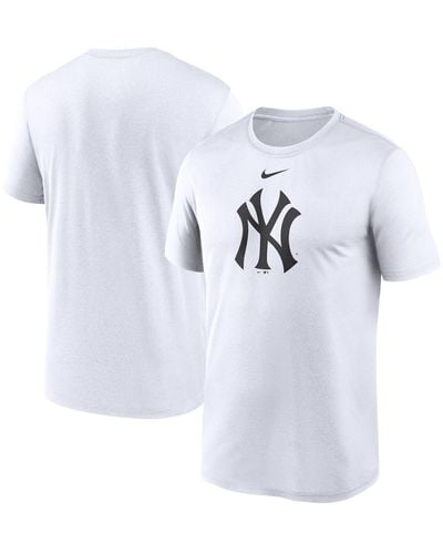 Nike White New York Yankees Big And Tall Logo Legend Performance T-shirt