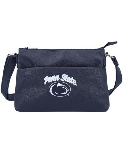 FOCO Penn State Nittany Lions Logo Script Crossbody Handbag - Blue