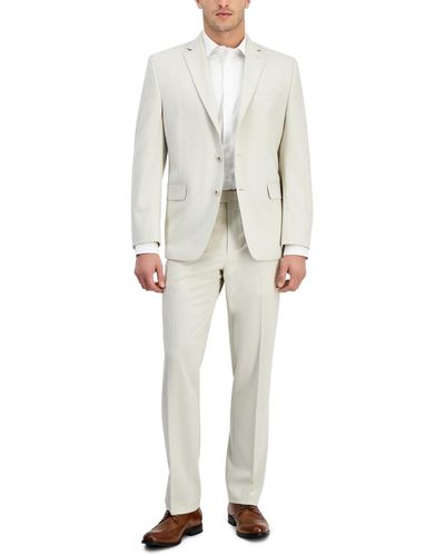 Perry Ellis Classic-fit Solid Nested Suits - Multicolor