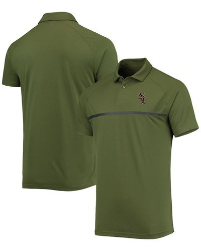 Levelwear Chicago White Sox Delta Sector Raglan Polo Shirt - Green
