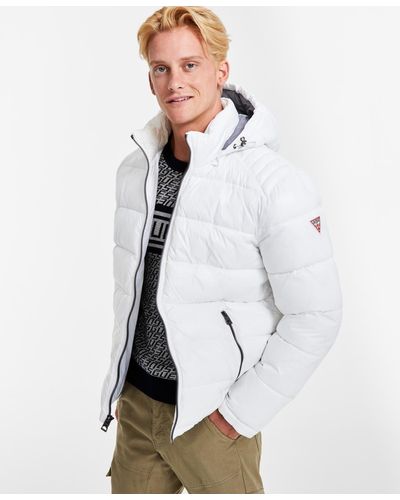 Guess Puffer Jacket - White