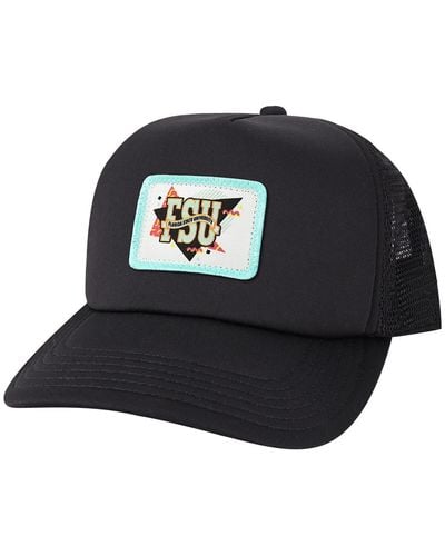 League Collegiate Wear Florida State Seminoles Beach Club Laguna Trucker Snapback Adjustable Hat - Black